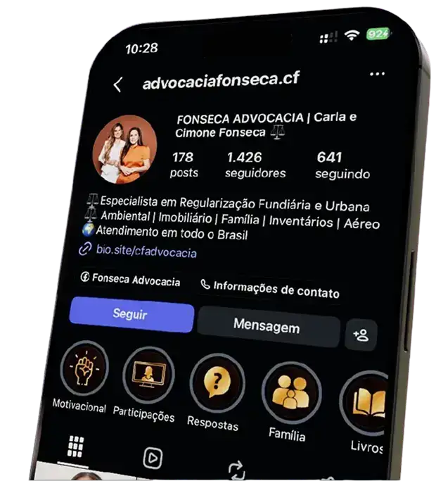 Instagram Advocacia Fonseca